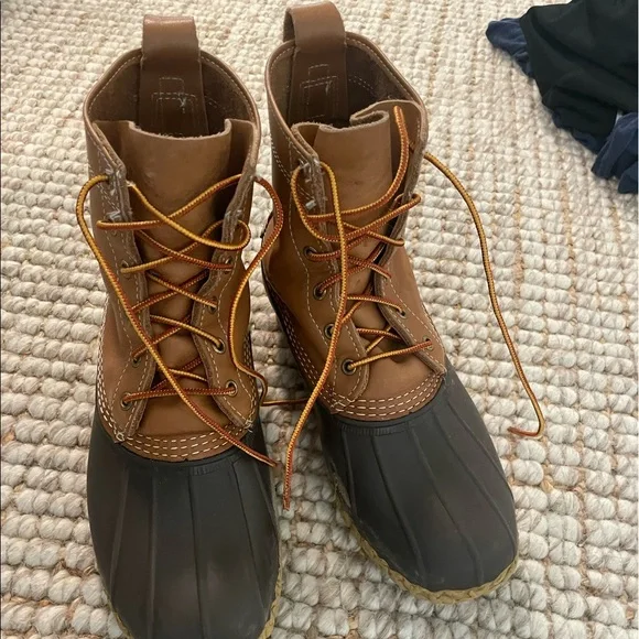 Tan/Brown Thinsulate Bean Boots men’s size 8 Men main image 3